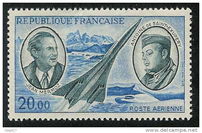 1970 - N° 44** Poste Aérienne Coté 11 €  à Y&T 2004 - 1960-.... Mint/hinged