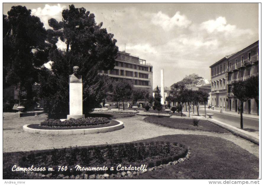 CAMPOBASSO, MONUMENTO A CARDARELLI  MOL 4 - Campobasso