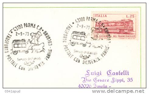 1973 Italia  Parma  Colorno  Diligenza Diligence Mail-coach - Kutschen