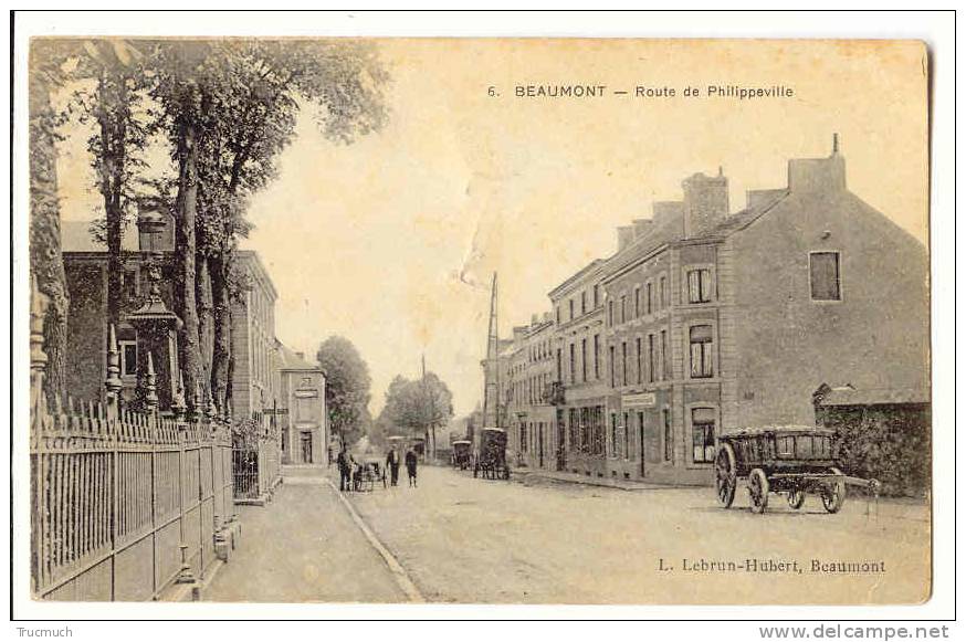 C2585 - BEAUMONT - Route De Philippeville - Beaumont