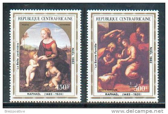 Centrafrique / Centrafrican Republic 1982 - Noel, Peintures De Raphael / Christmas, Paintings By Raphael - MNH - Madonna