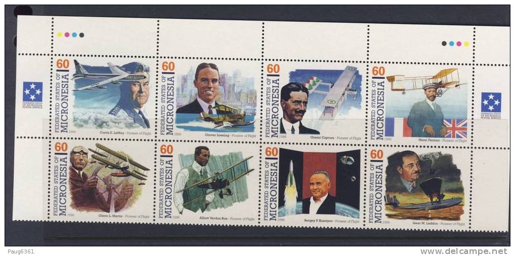 MICRONESIE  1996 PIONNIERS DE L AVIATION SC N°249  NEUF MNH**  LLL337 - Autres (Air)