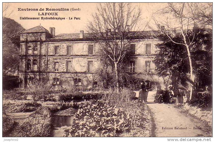 Environs De Remoulins  (Gard) LAFOUX Etablissement Hydrothérapique -Le Parc- - Remoulins