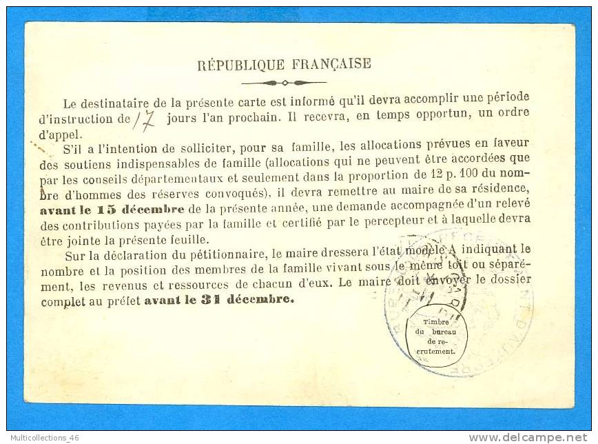 FRANCE - CARTE POSTALE / AVIS - - Covers & Documents