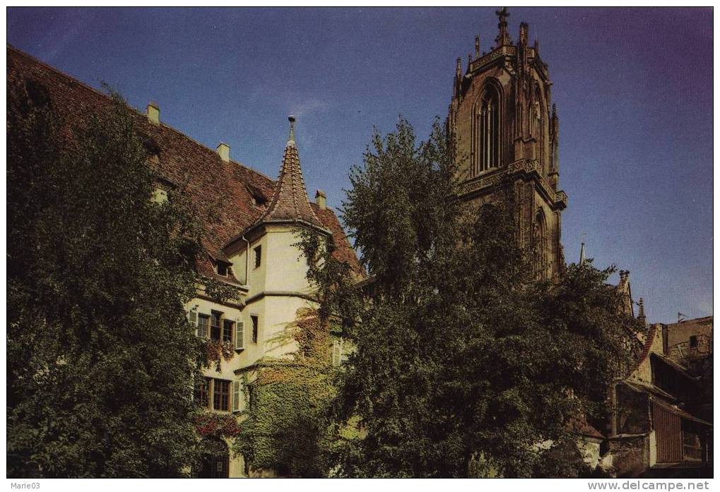 Selestat - L'église St Georges Et La Résidence D'Ebersmunster - Non Circulée - Selestat