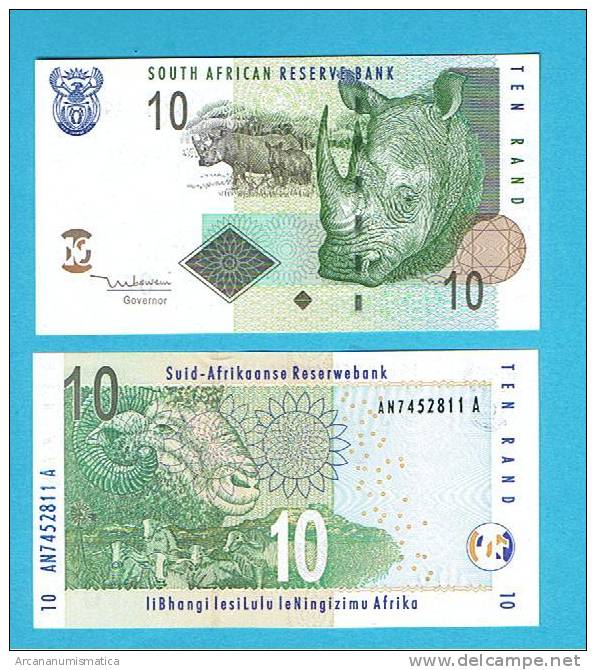 SUDAFRICA  10 RAND  2005  KM#128  PLANCHA/UNC/UNC/SC   DL-2743 - Südafrika