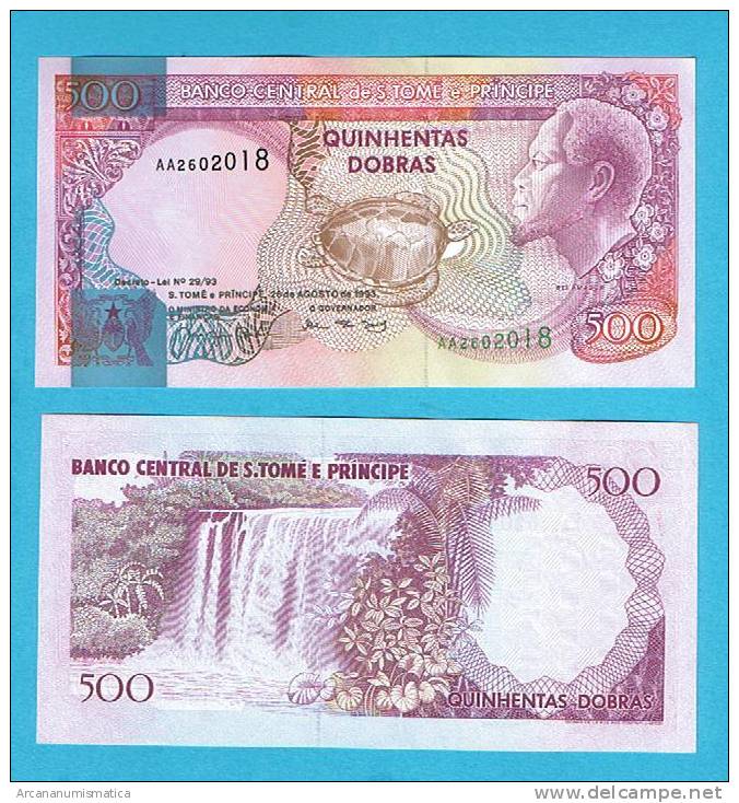 SANTO TOME Y PRINCIPE  500 DOBRAS 26-agosto-1993  PLANCHA/UNC/SC  DL-2803 - Sao Tomé Et Principe