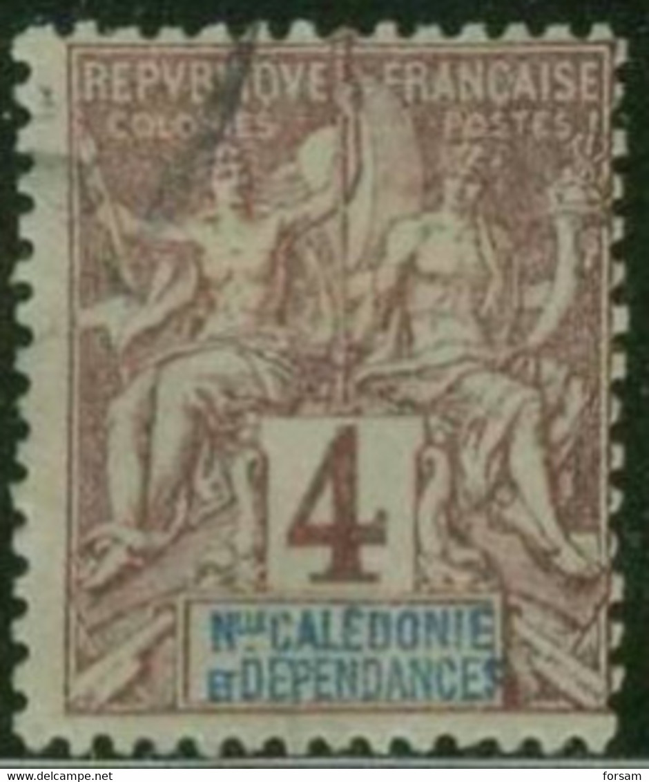 NEW CALEDONIA..1892..Michel # 40...used. - Usados