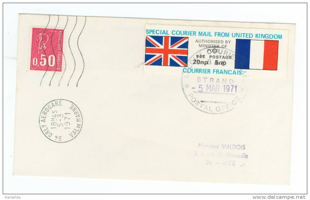 Letter With Special Stamp Because Strike - Zonder Classificatie