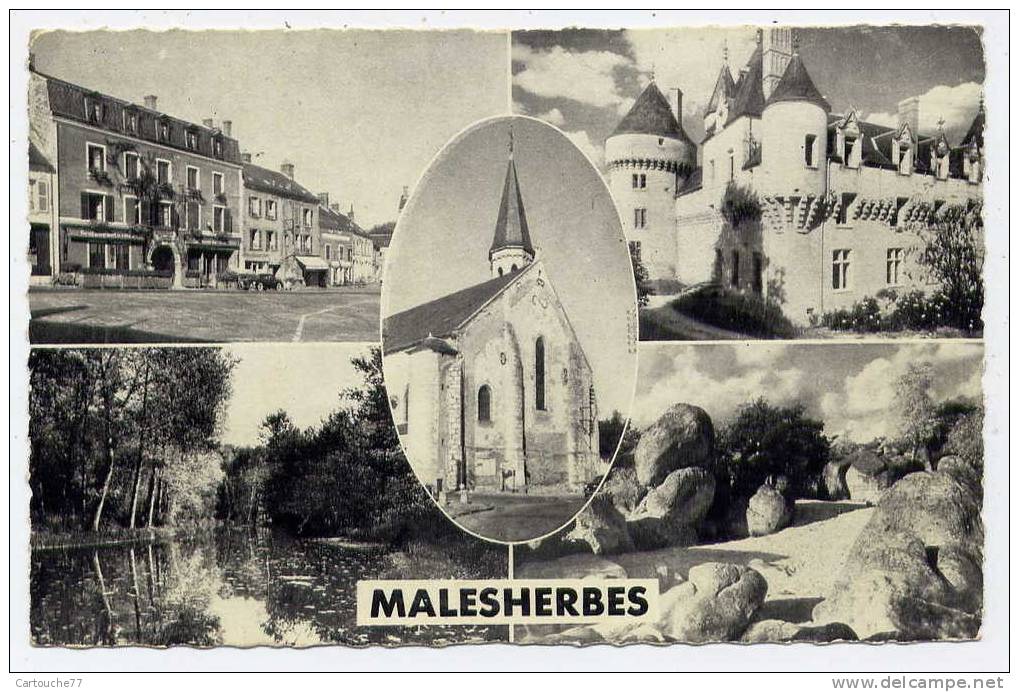 K9 - MALESHERBES -  Jolie Multivues De 1956 - Malesherbes