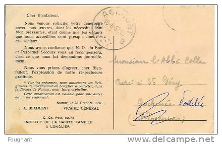 Belgique:LONGLIER-NEUFCHA TEAU:O.L.V.  Van De Ardennen 1957. - Neufchateau