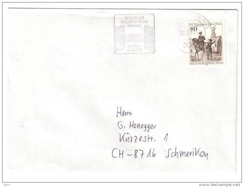 ALLEMAGNE - Berlin - Lettre Pour La SUISSE - Covers & Documents