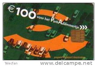 PAYS BAS PARKING CARD AMSTERDAM 100€ PUCE ORGA SHIP  2003 RARE - Private