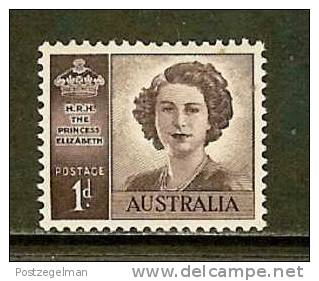 AUSTRALIA 1947 Hinged Stamp(s) Royal Wedding 1 Value 182 - Nuevos