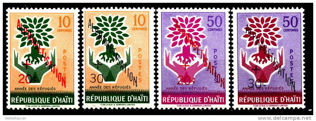 HAITI - Yvert - 443/46** - Cote 3.75 € - Vluchtelingen