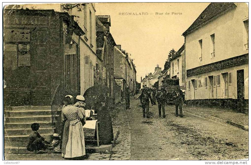 61 - ORNE - REMALARD - RUE De PARIS - HOTEL Du CHEVAL BLANC - Remalard