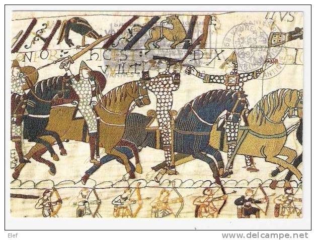 Tapisserie De BAYEUX (Calvados)"Guillaume Relève Son Casque Et Eustache De Boulogne Le Fait Reconnaitre Par Ses Troupes" - Kunstvoorwerpen