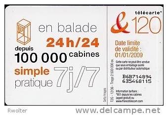 @+ Télécarte DANSE 3 -  120 U - GEM1 T2G - 12/06. - 2006