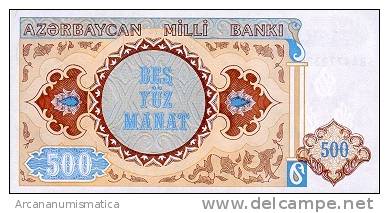 AZERBAIJAN  500  MANAT 1993  KM#19b  PLANCHA/UNC   DL-4300 - Azerbaïdjan