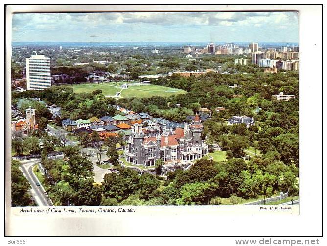 GOOD CANADA POSTCARD - TORONTO - Aerial View Of Casa Loma - Toronto