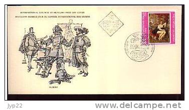 Jolie FDC 1er Jour Bulgarie Tableau Peinture Peintre Rubens Tp Obl CAD 1978 ... Voir Détail !! - Covers & Documents