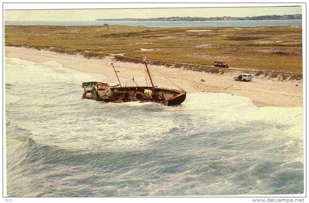 CpE0801 - Wreck Of The New Bedford - Oct 19, 1965 - North Beach, Chatham, Cape Dod (USA) - Cape Cod