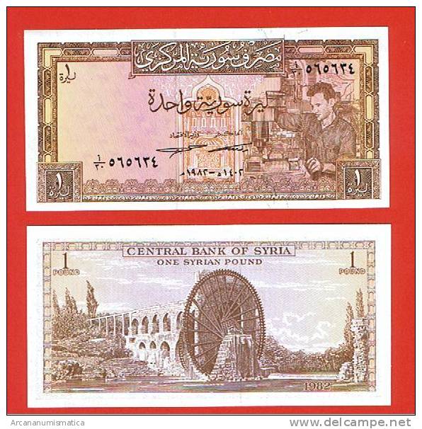 SYRIA/SIRIA    1 POUND   1.982/AH1402   KM#93a    PLANCHA/UNC  (BT)    DL-4721 - Syrien