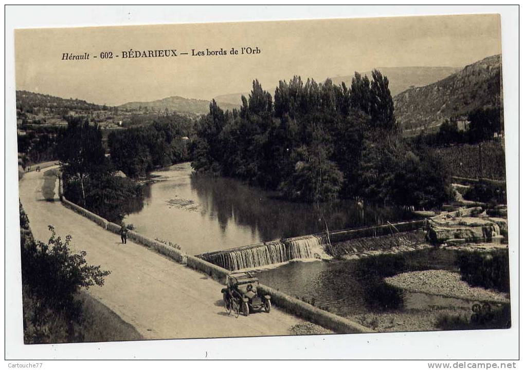 K11 - BEDARIEUX - Les Bords De L'Orb (Vieille Automobile) - Bedarieux