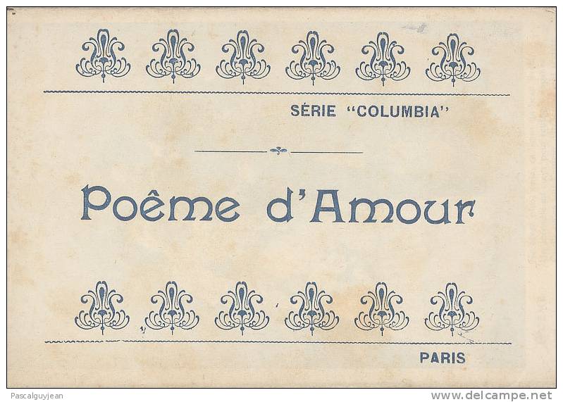 SERIE DE 6 CPA 1900-1910 - POEME D'AMOUR - Nozze