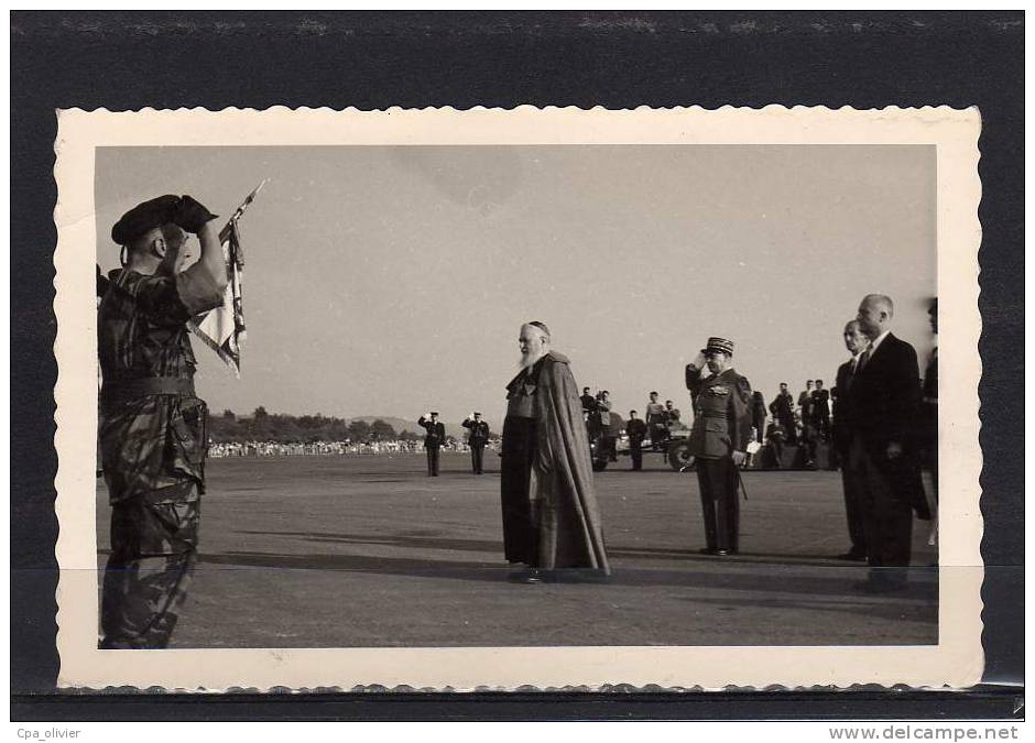 65 OSSUN Lot De 3 Photos 9x14,Visite Mgr Tisserand,  Aéroport, Général Agostini Ministre Pfimlin, Citroen DS, 13-09-1958 - Ossun