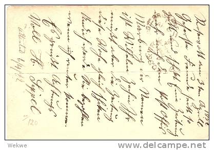 QLD011 / Karte  Nr.  1a, Rosewood 1882. Frühe Ganzsache.(Entiro) - Cartas & Documentos