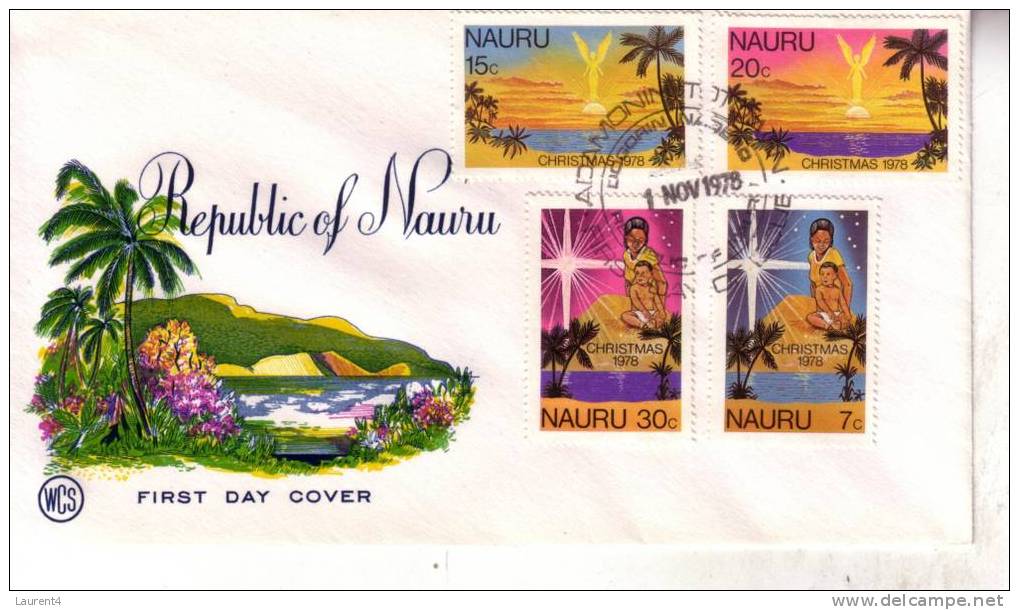 Nauru FDC - Envelope Premier Jour De Nauru - Christmas - Nauru