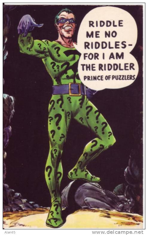 riddler batman comic