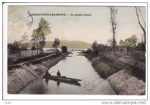 Dauphiné : Charavines Les Bains , Le Grand Canal , Thème Fluviale ! - Charavines