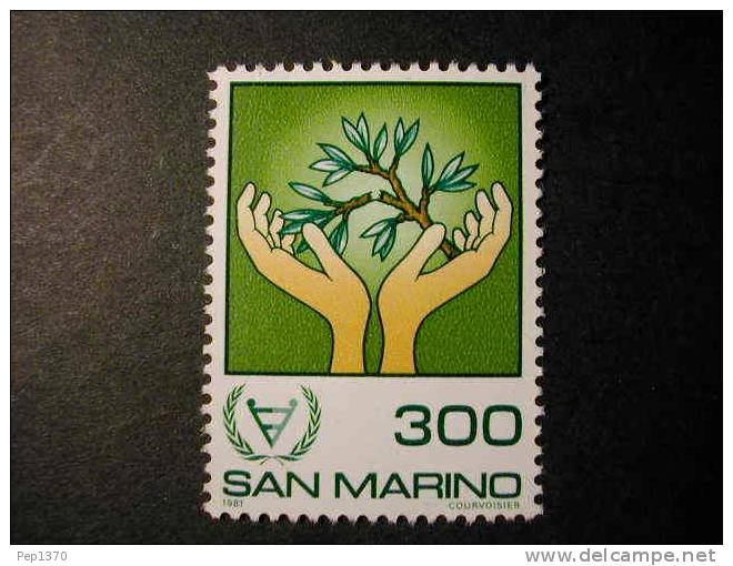 SAN MARINO 1981 - AÑO INTERNACIONAL DE LAS PERSONAS DISMINUIDAS - YVERT 1026 - Neufs