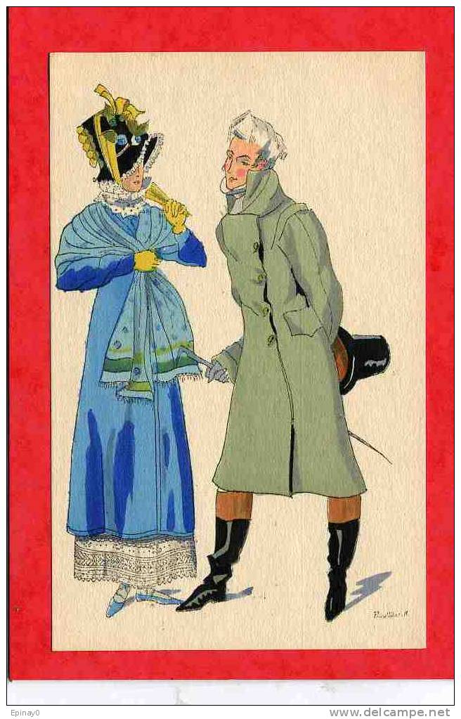 Illustrateur- ROUILLIER H - Mode - Coiffure - Histoire Du Costume Français - Empire 1814 - Rouillier