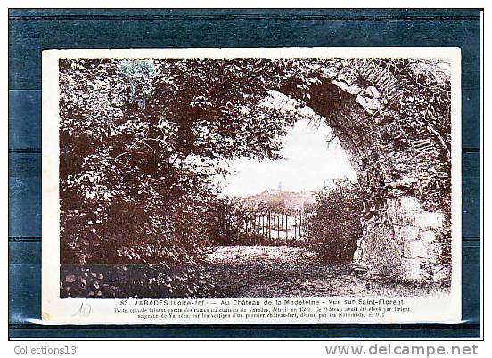 LOIRE ATLANTIQUE - Varades - Au Château De La Madeleine - Vue Sur Saint Florent - Varades