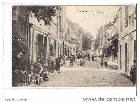 ALGERIE - TLEMCEN * Rue De France * Belle Carte Animée, - Tlemcen