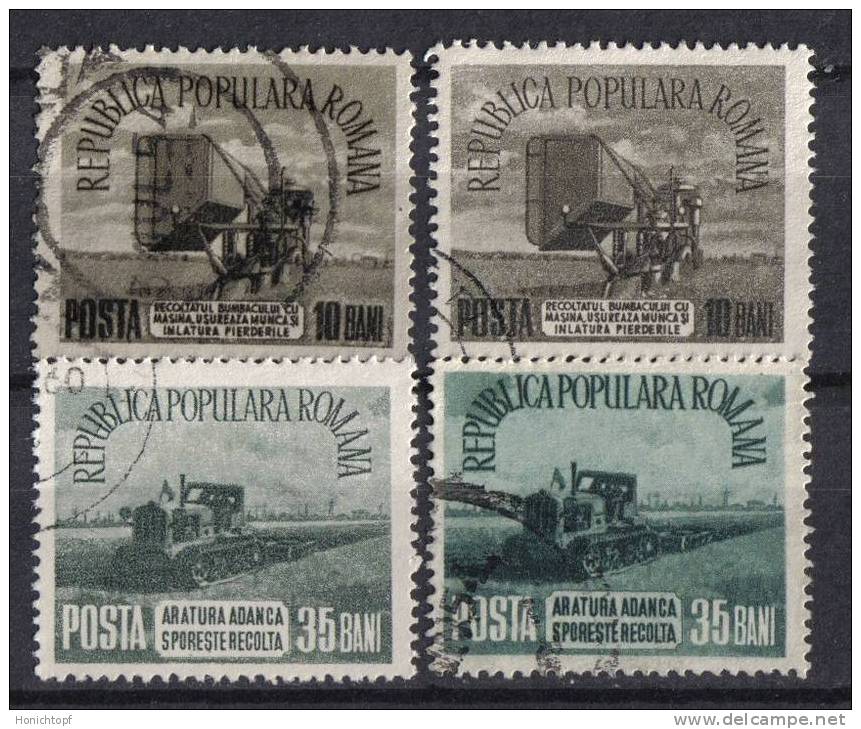 Rumänien; 1953; Michel 1459/60 O; Landwirtschaft - Used Stamps