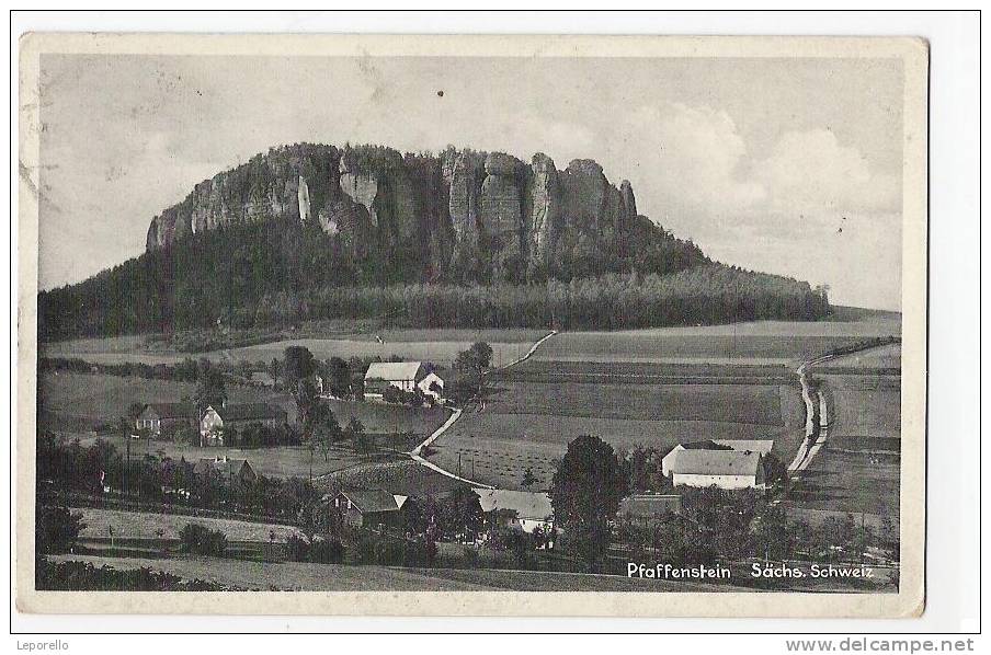 AK PFAFFENSTEIN KÖNIGSTEIN Sächs. Schweiz *4045 - Koenigstein (Saechs. Schw.)