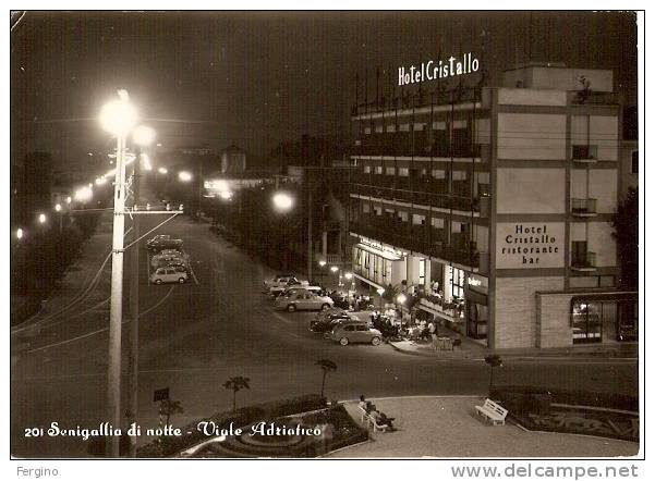 18/FG/08 - ALBERGHI: SENIGALLIA (ANCONA) - Hotel E Viale Adriatico Di Notte - Senigallia