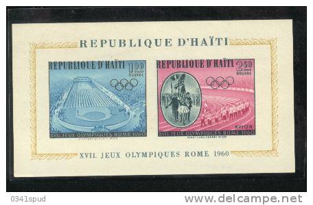 Jeux Olympiques 1960   Haiti  Feuillet **  Never Hinged TB - Sommer 1960: Rom