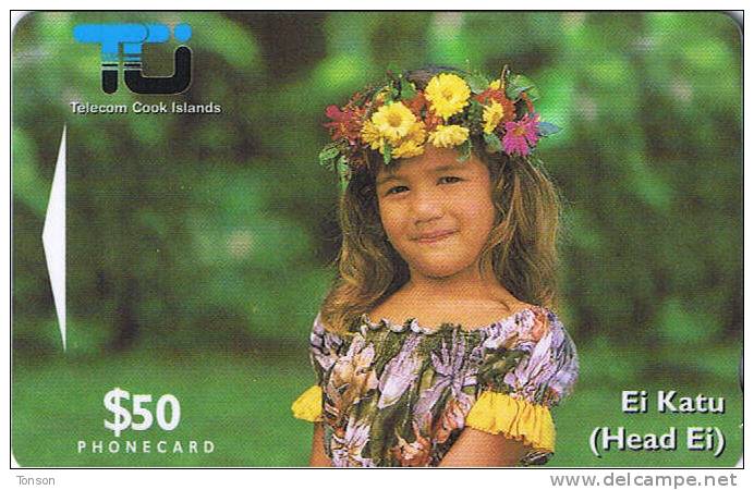 Cook Islands, COK5, $50, Ei Katu- Matirita, Mint. - Isole Cook