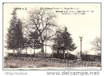 Carte De Woerth (arbre,,mac-mahon Et Colonne De La Victoire) - Wörth