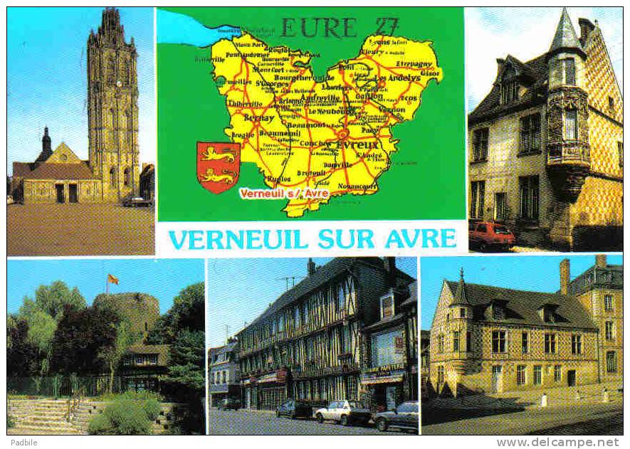 Carte Postale 27. Verneuil-sur-Avre  Trés Beau Plan - Verneuil-sur-Avre