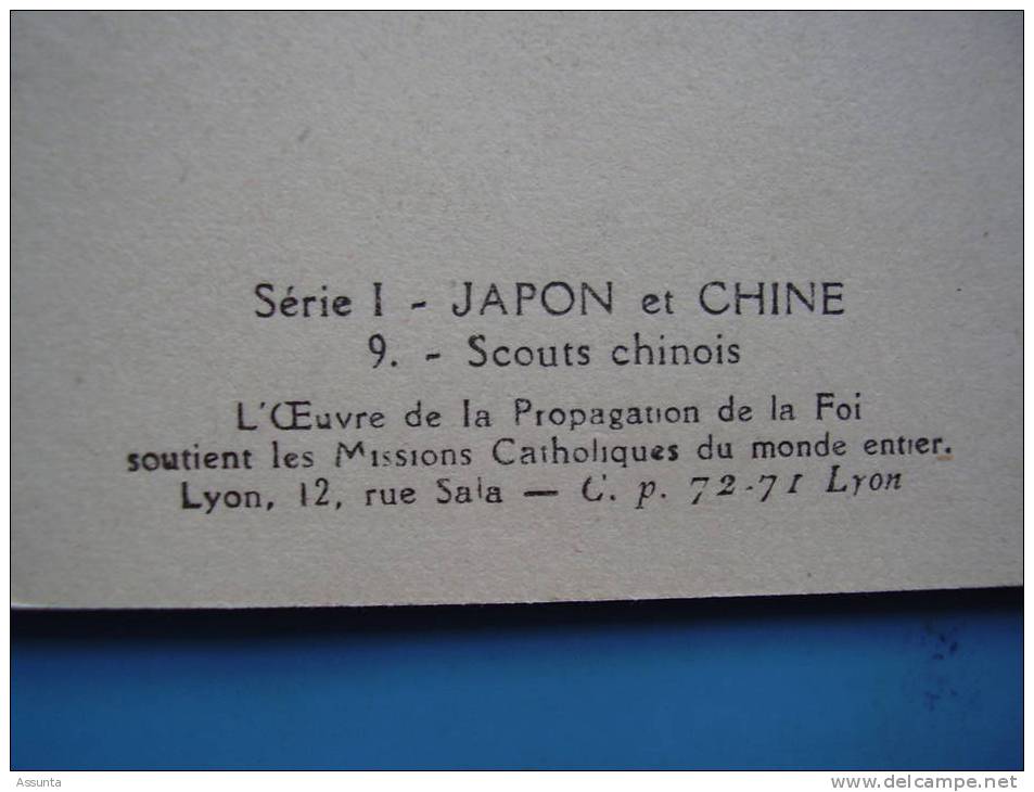 Scouts Chinois - Misions Catholiques  Du Monde Entier De Lyon - 2 Scans - Scouting