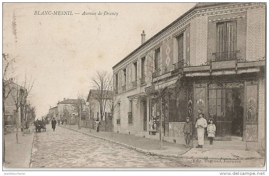 C.P.A   ( LE BLANC-MENIL " Avenue De Drancy " Carte   Vue  Animée ) - Le Blanc-Mesnil