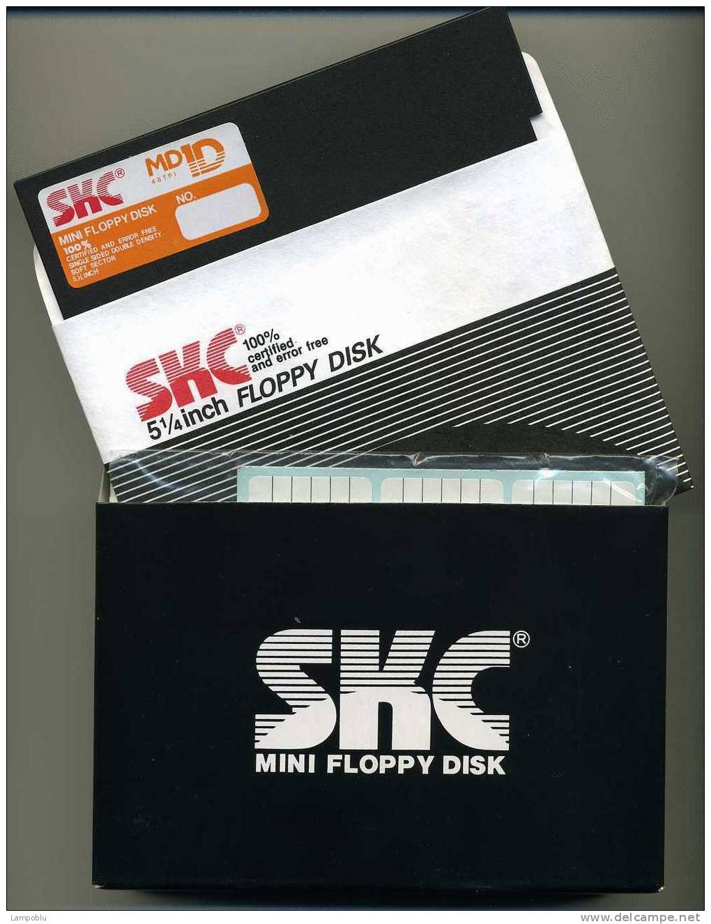 Confezione 10 Mini Floppy Disk - SS DD - Disquettes 5.25