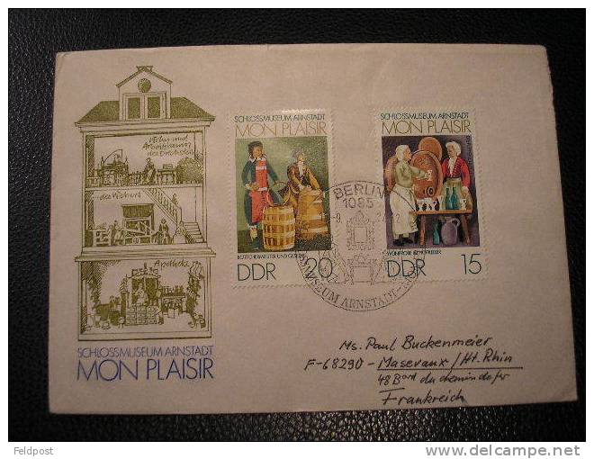 Lettre De DDR - Musée Du Château Mon Plaisir Arnstadt - Museums