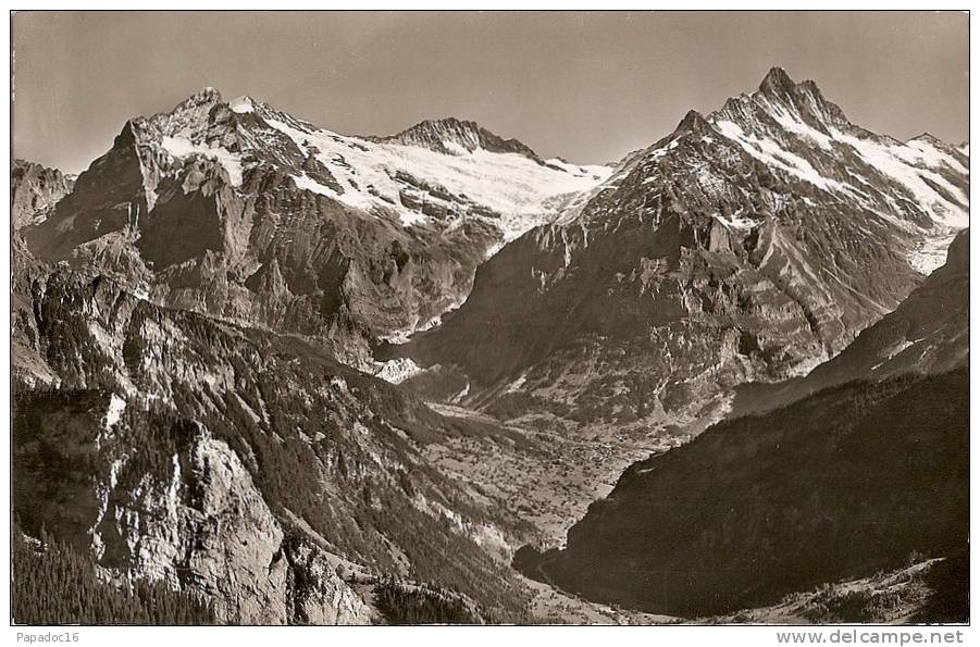 CH - BE - Schynige Platte - Wetterhorn - Schrechhorn - Grindelwald - HMAK / CPSM (ungelaufen / Non Circulée) Hotel - Grindelwald